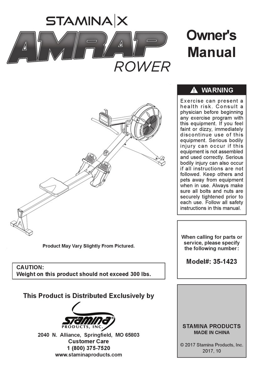 Stamina AMRAP Power owner's manual