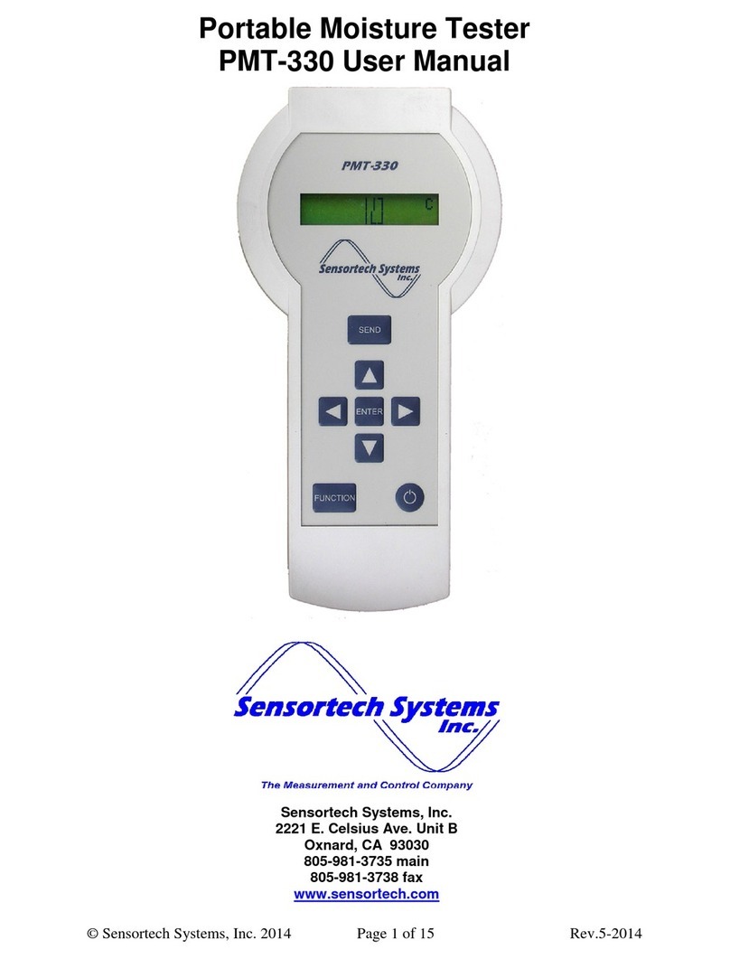 Sensortech PMT-330 user manual