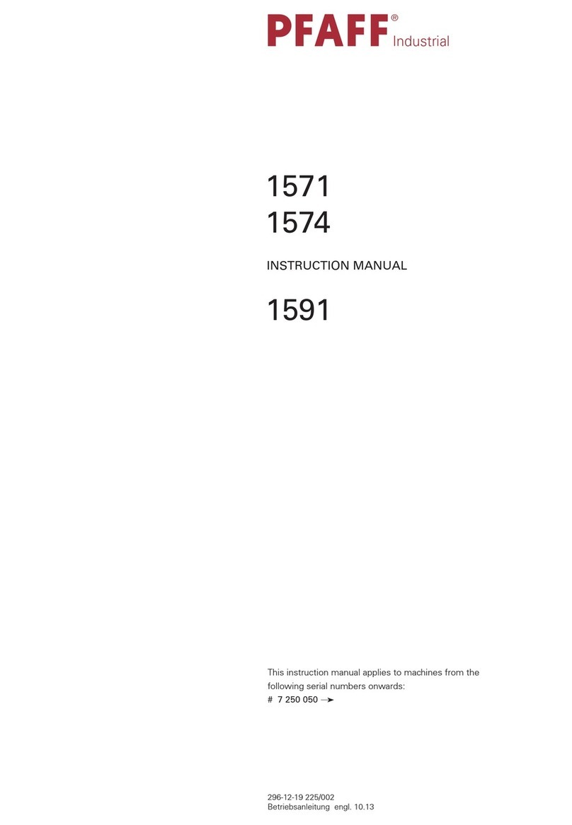 Pfaff 1571 User manual