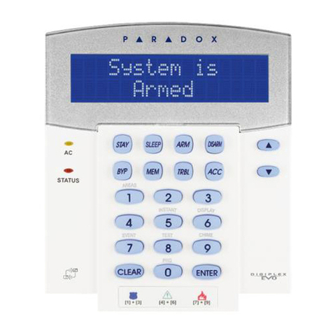 Paradox EVOHD User manual