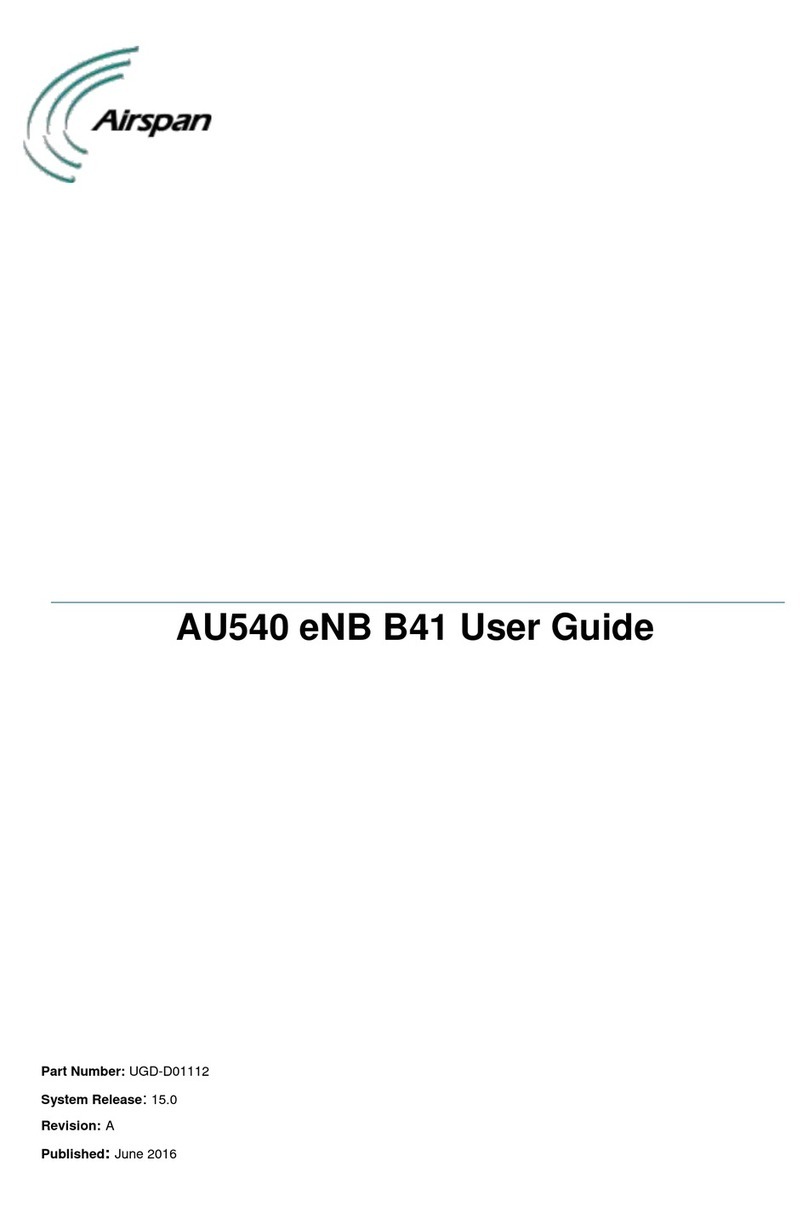 Airspan AU540 eNB B41 user guide