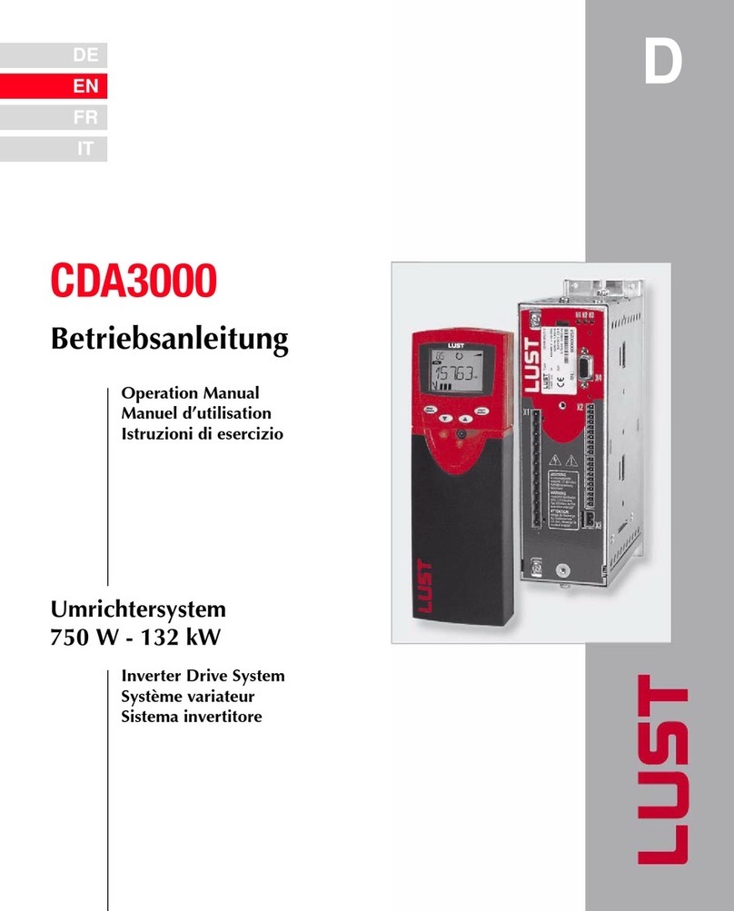 Lust CDA32.004 Installation manual