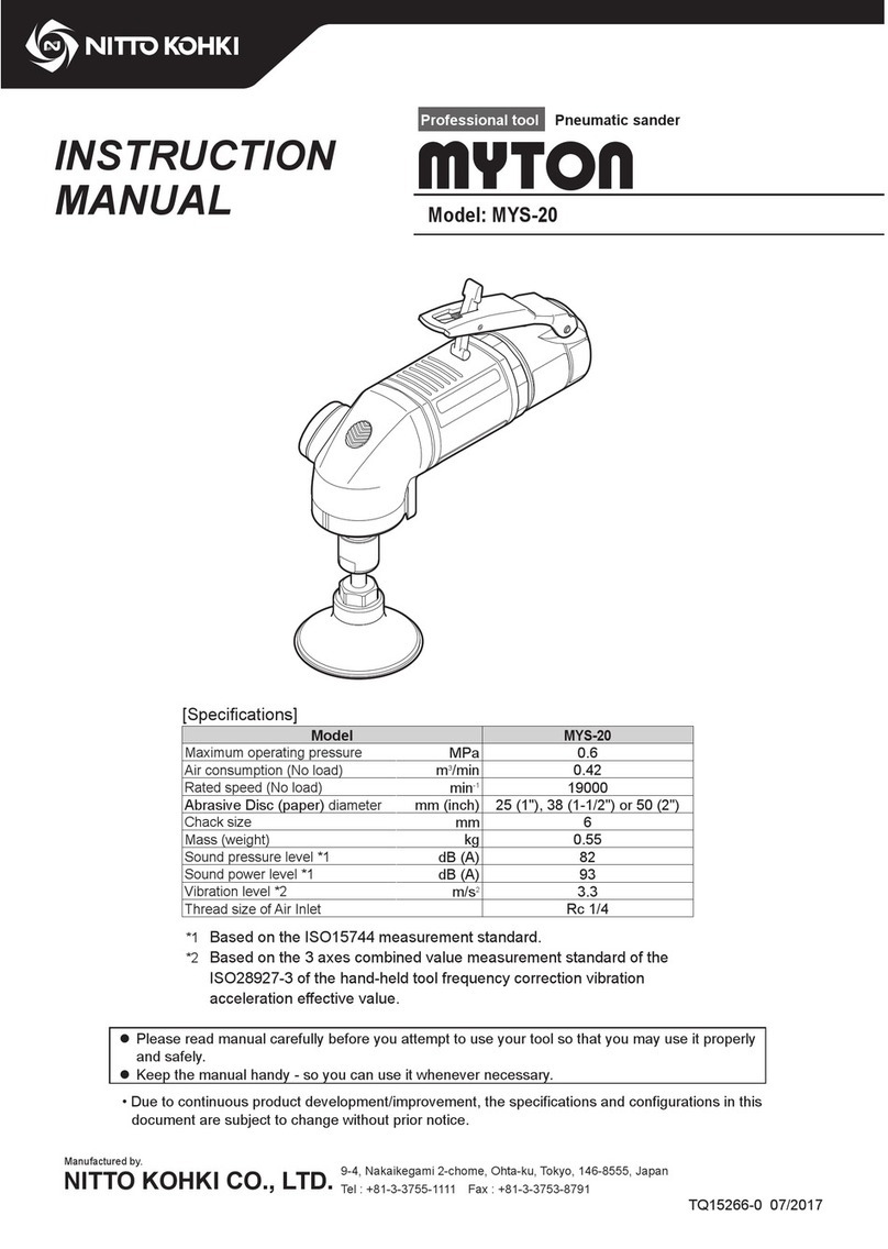 Nitto Kohki myton MYS-20 instruction manual