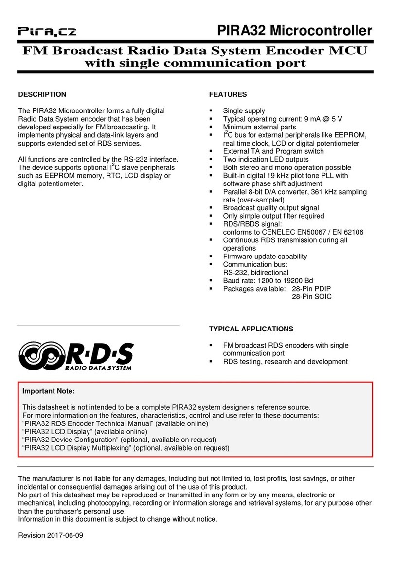 RDS PIRA32 manual