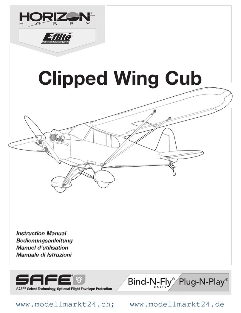Horizon Hobby Clipped Wing Cub User manual Horizon Hobby Clipped Wing Cub User manual
