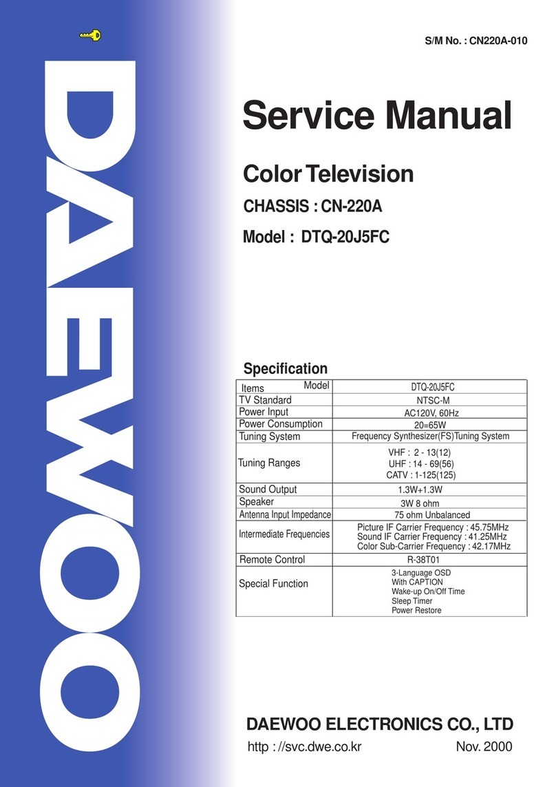 DAEWOO ELECTRONICS DTQ-20J5FC User manual DAEWOO ELECTRONICS DTQ-20J5FC User manual