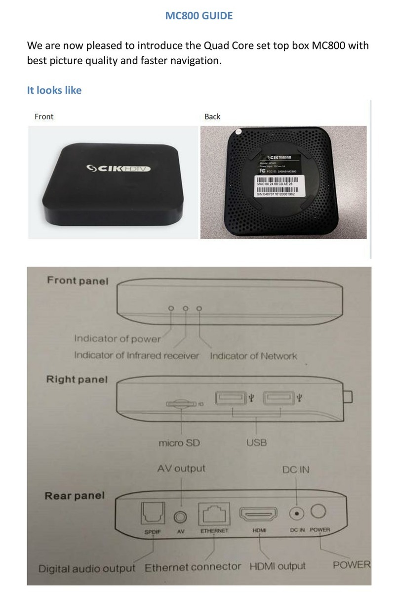 CIK Telecom MC800 Guide