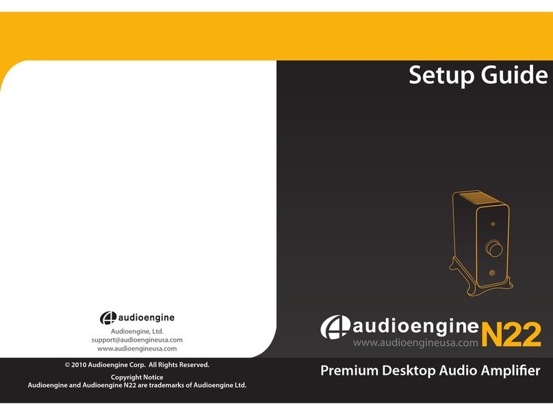 AudioEngine N22 User manual