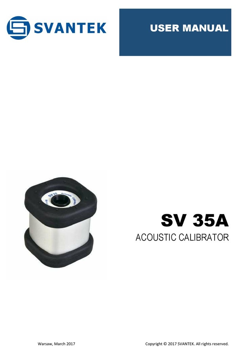 Svantek SV 35A User manual