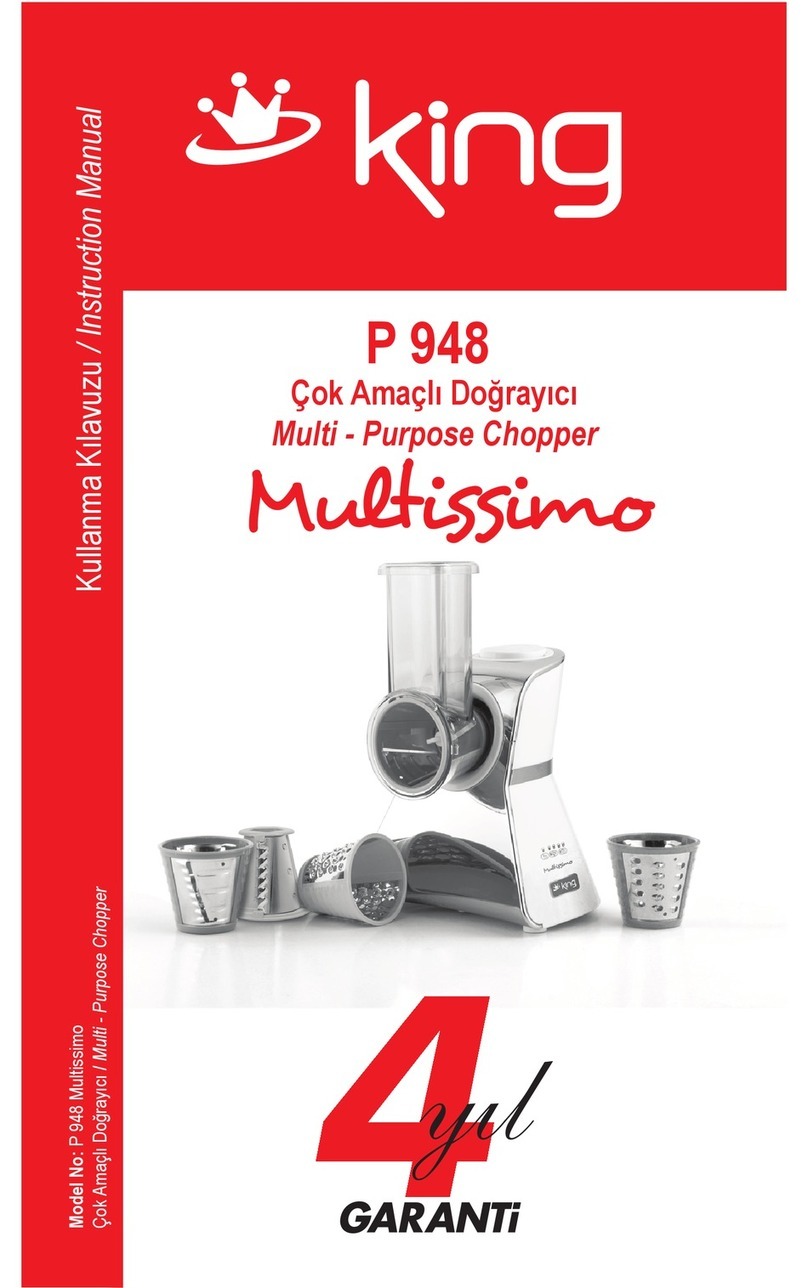 KING P 948 Multissimo instruction manual