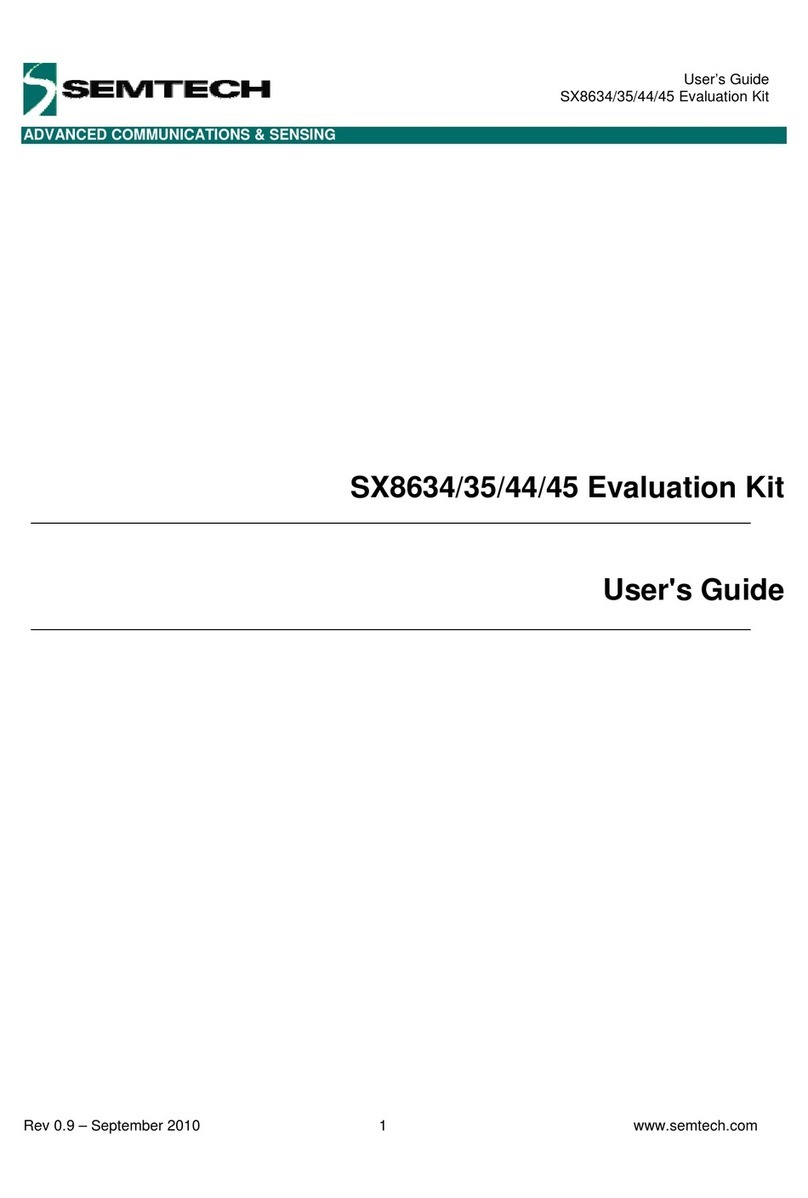 Semtech SX8634 User manual