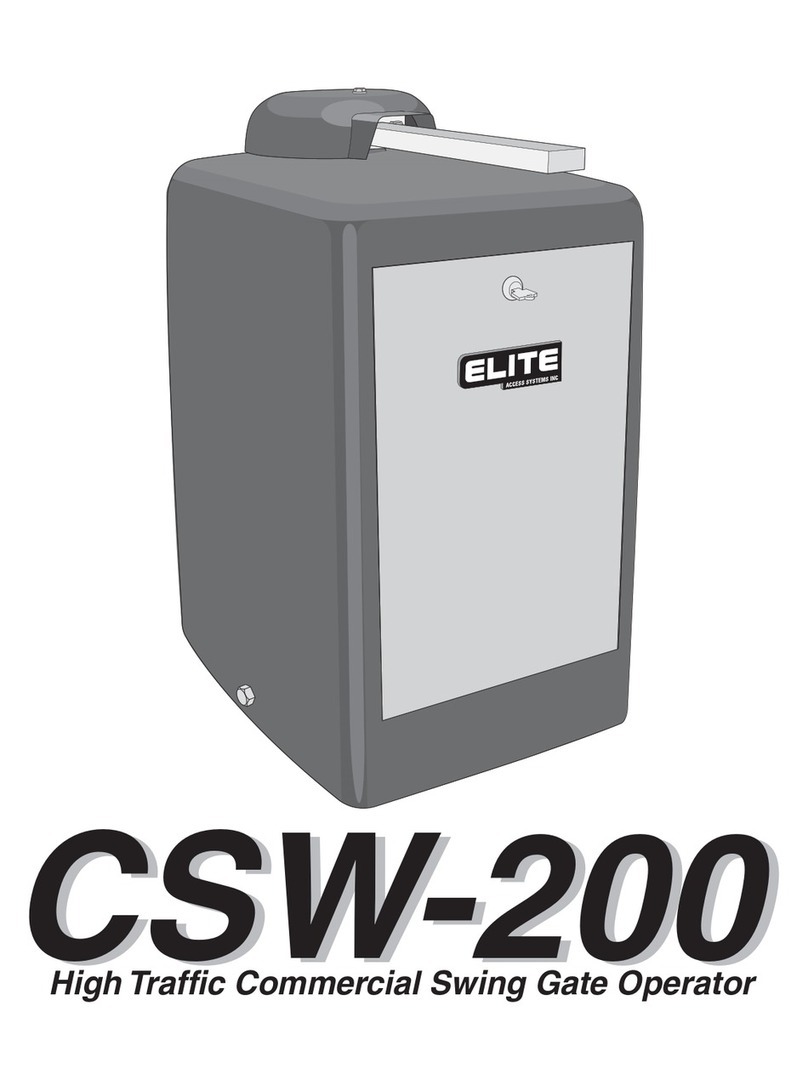 Elite CSW-200 User manual