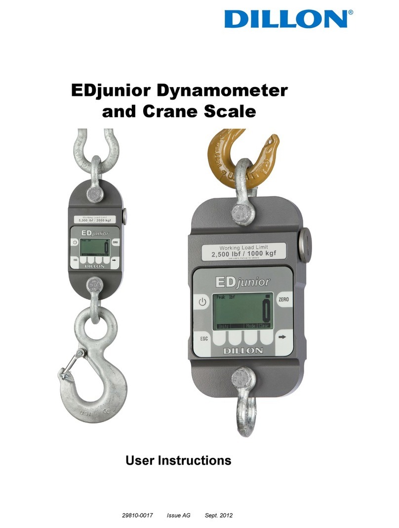 Dillon EDjunior User instructions