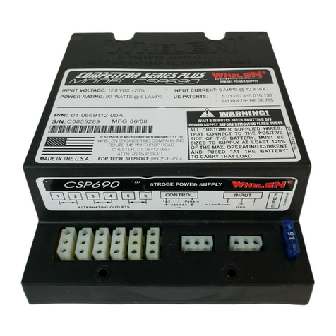 Whelen Engineering Company CSP690 installation guide
