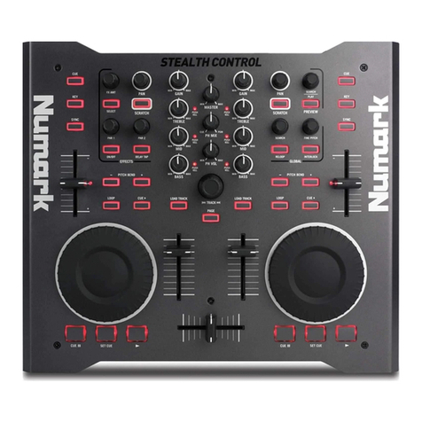 Numark STEALTH CONTROL Quick start manual