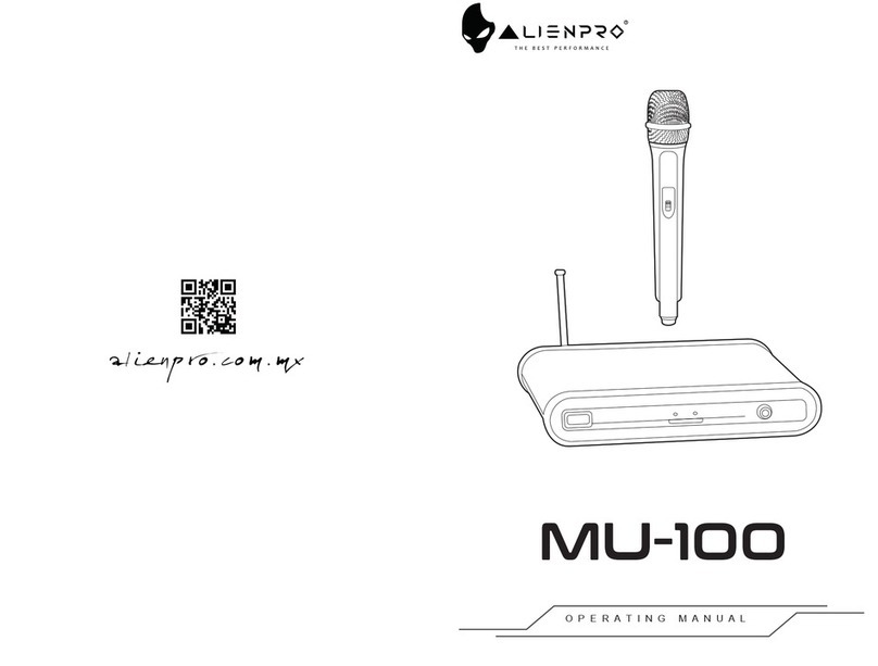 AlienPro MU-100 User manual