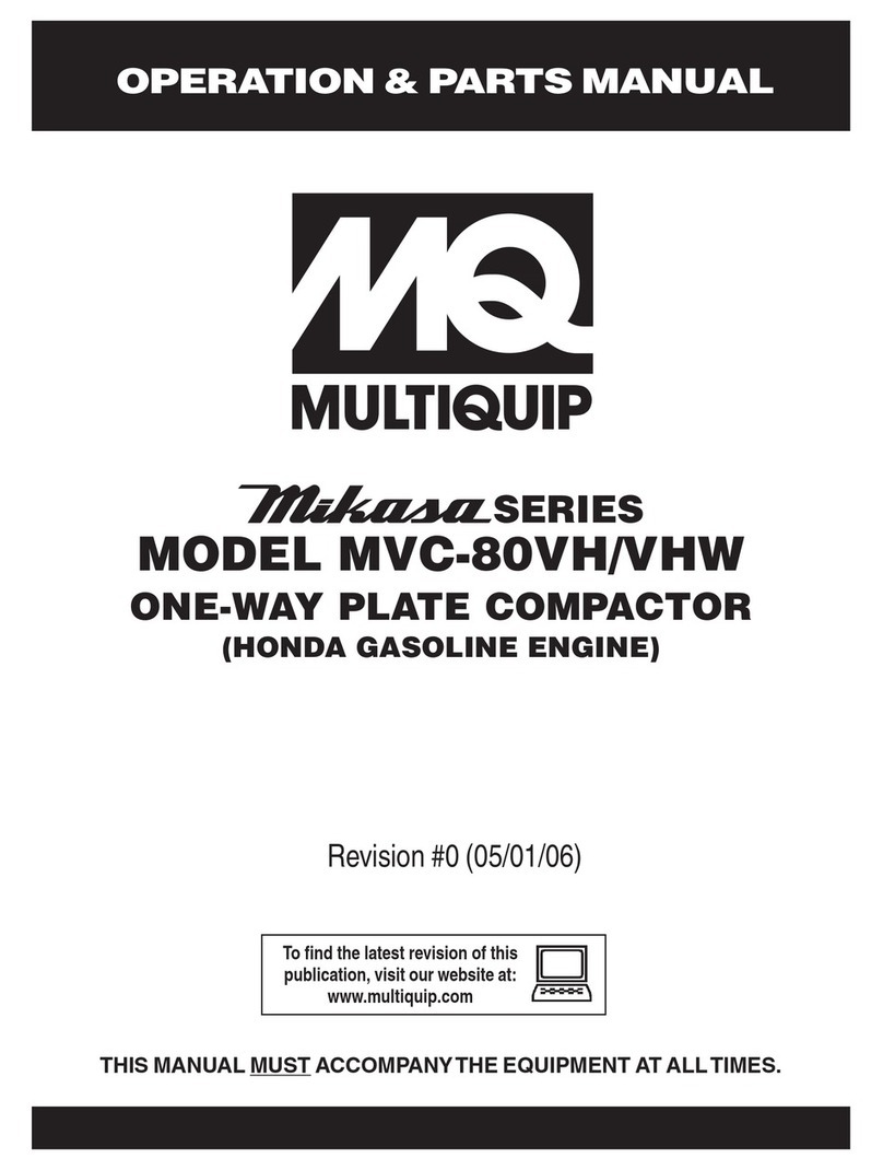 MQ Multiquip Mikasa MVC-80VH Application guide