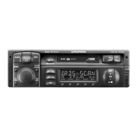 Grundig 5600 RDS User manual