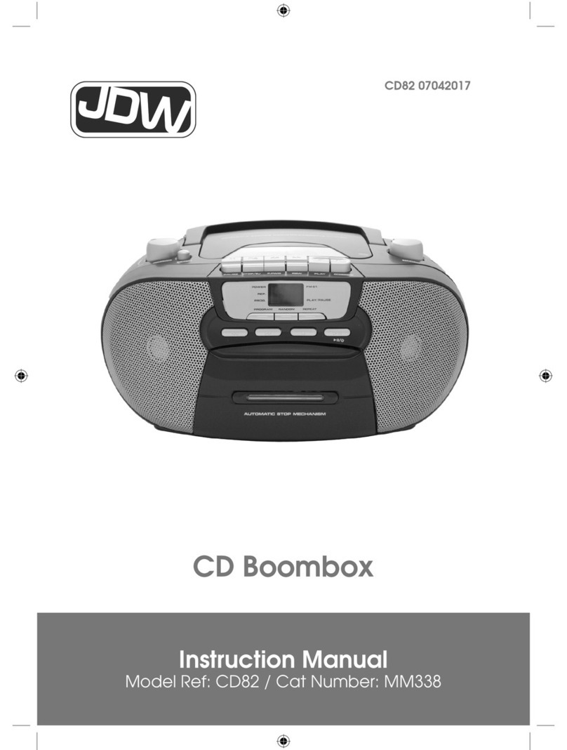 JD Williams Ltd. CD82 instruction manual
