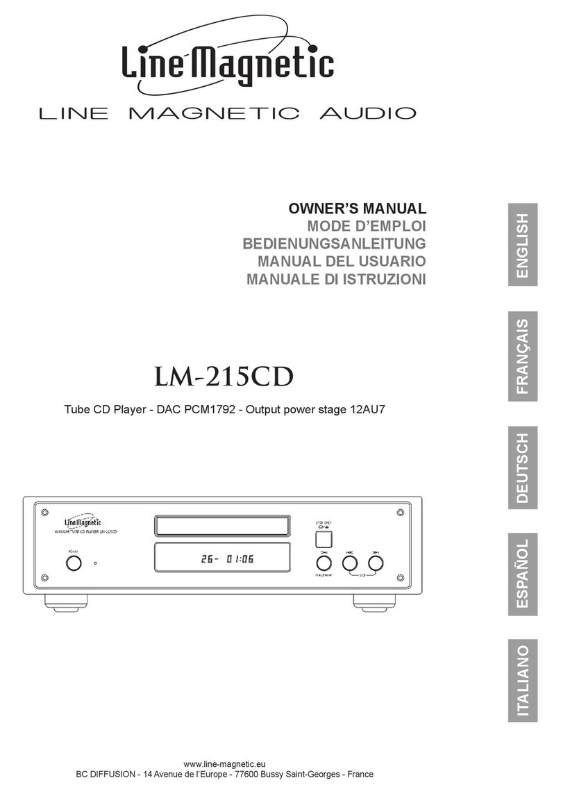 Line Magnetic LM-215CD User manual
