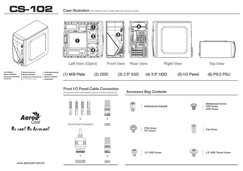 Aerocool CS-102 User manual