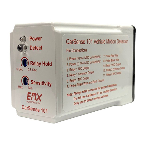 EMX CarSense 101 operating instructions