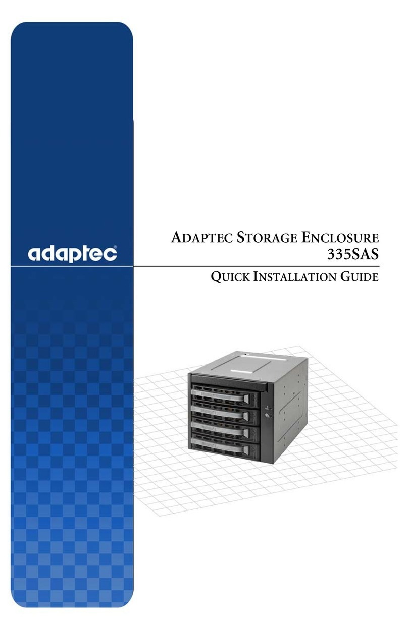 Adaptec 335SAS User manual Adaptec 335SAS User manual