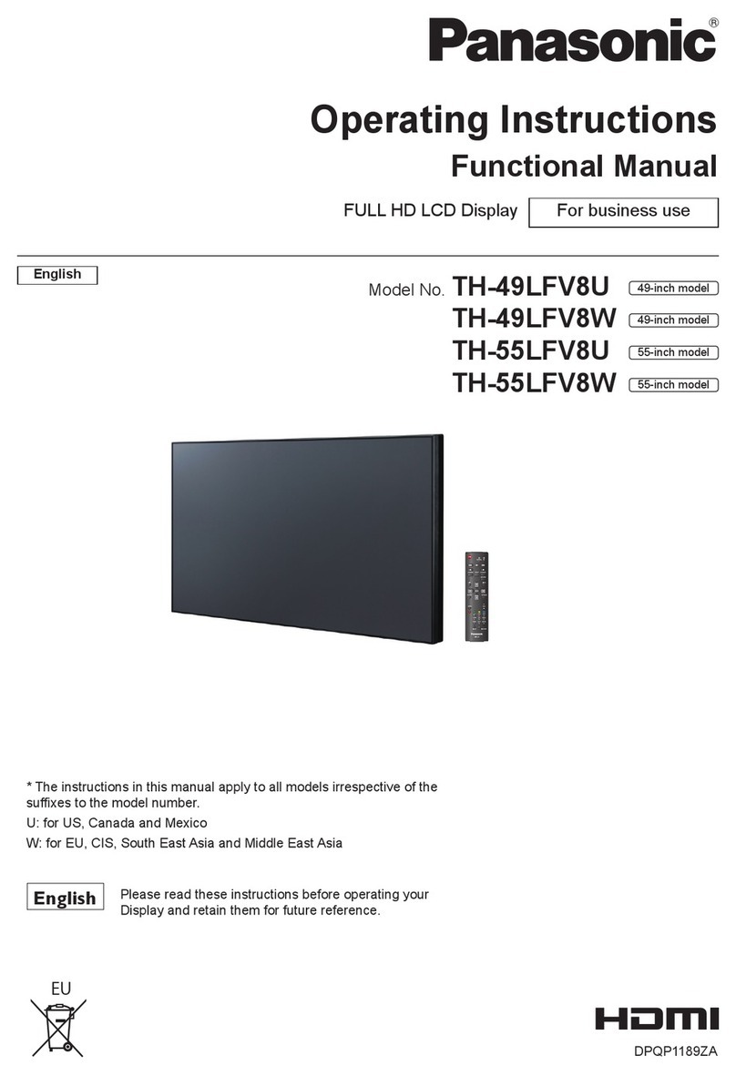 Panasonic TH-49LFV8U User manual