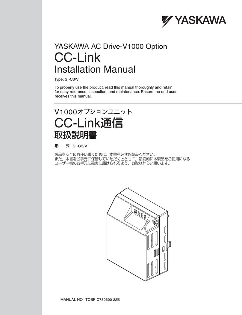 YASKAWA PROFINET V1000 installation manual