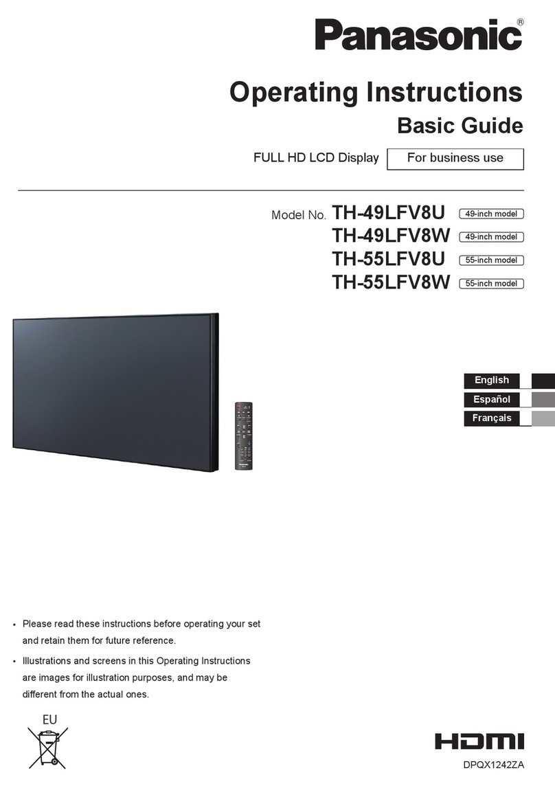 Panasonic TH-49LFV8U User manual