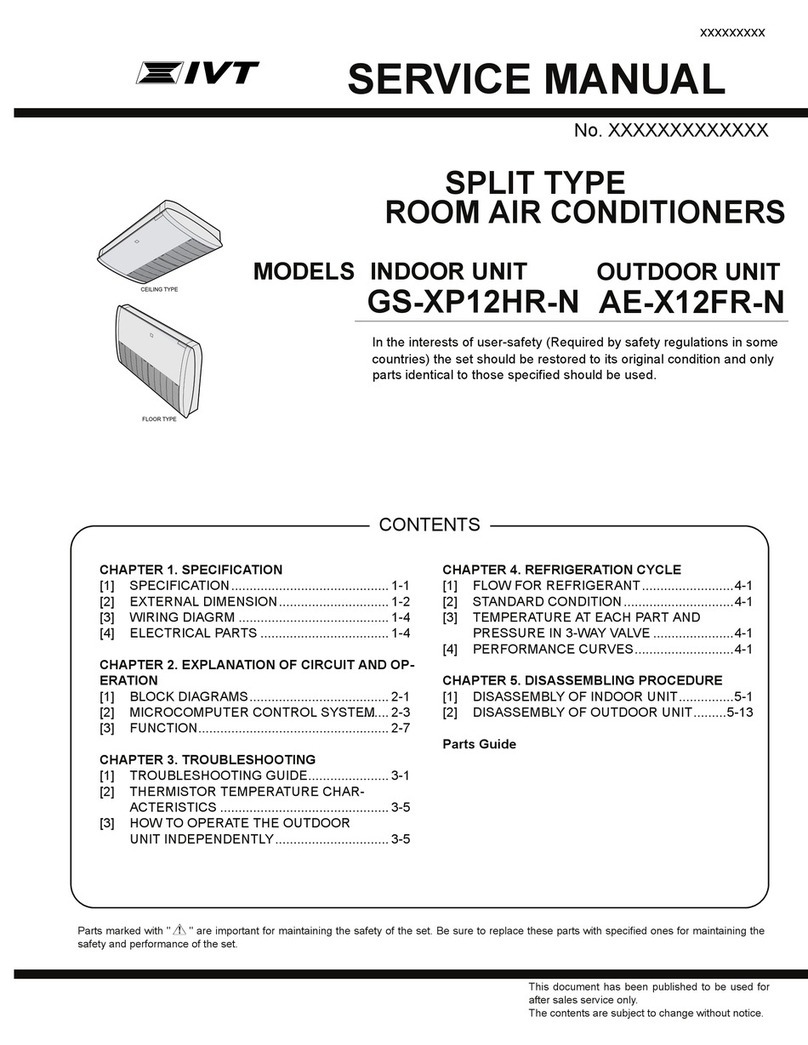 IVT GS-XP12HR-N User manual