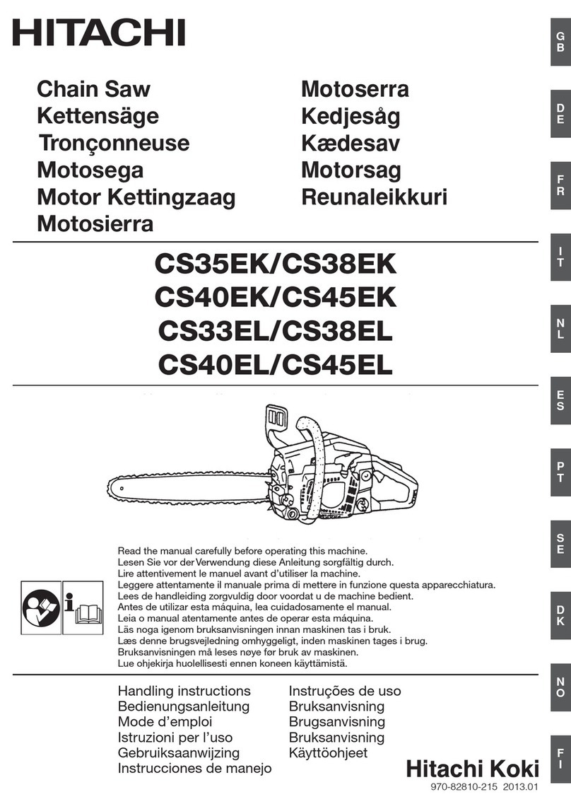 Hitachi Koki CS35EK User manual