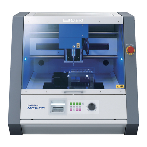 Roland MODELA MDX-50 User manual