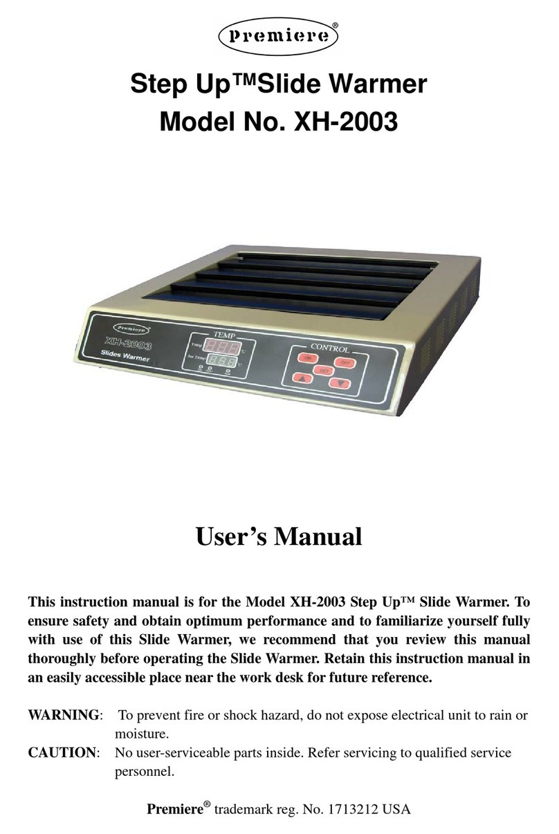 premiere XH-2003 user manual