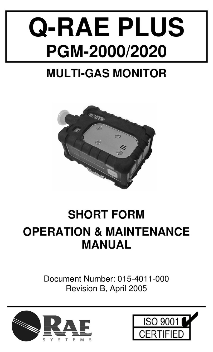Rae Q-RAE PLUS Operation & maintenance manual