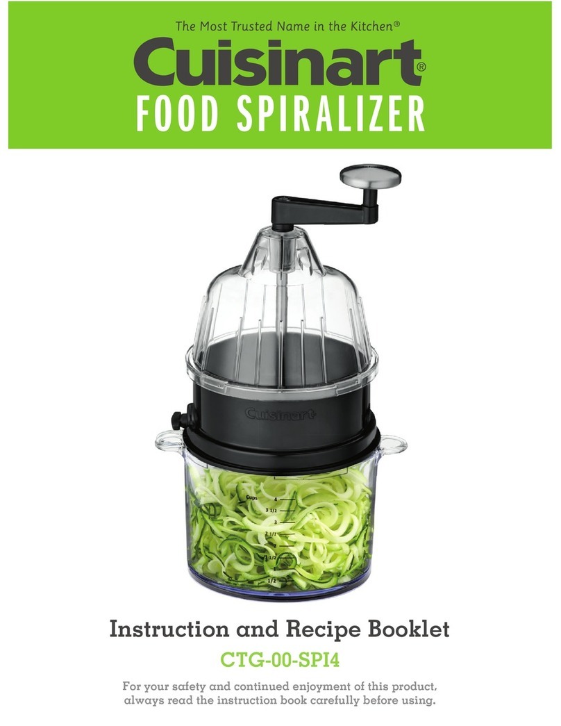 Cuisinart CTG-00-SPI4 Service manual Cuisinart CTG-00-SPI4 Service manual