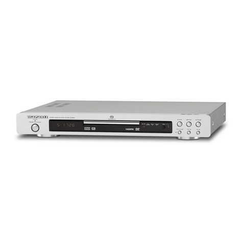 Marantz DV6001 User manual