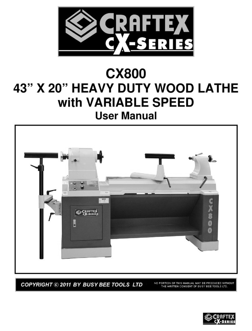 Craftex CX800 user manual