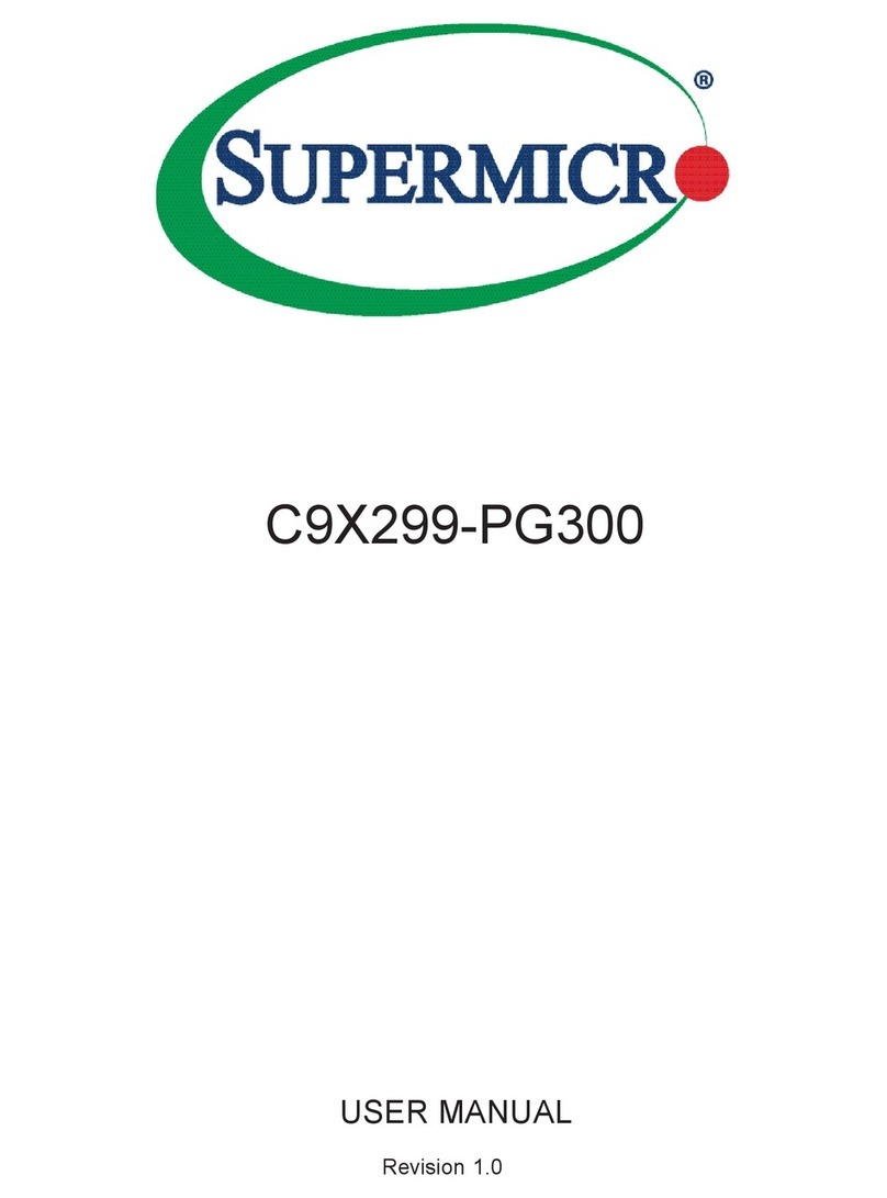 Supermicro Supero C9X299-PG300 user manual