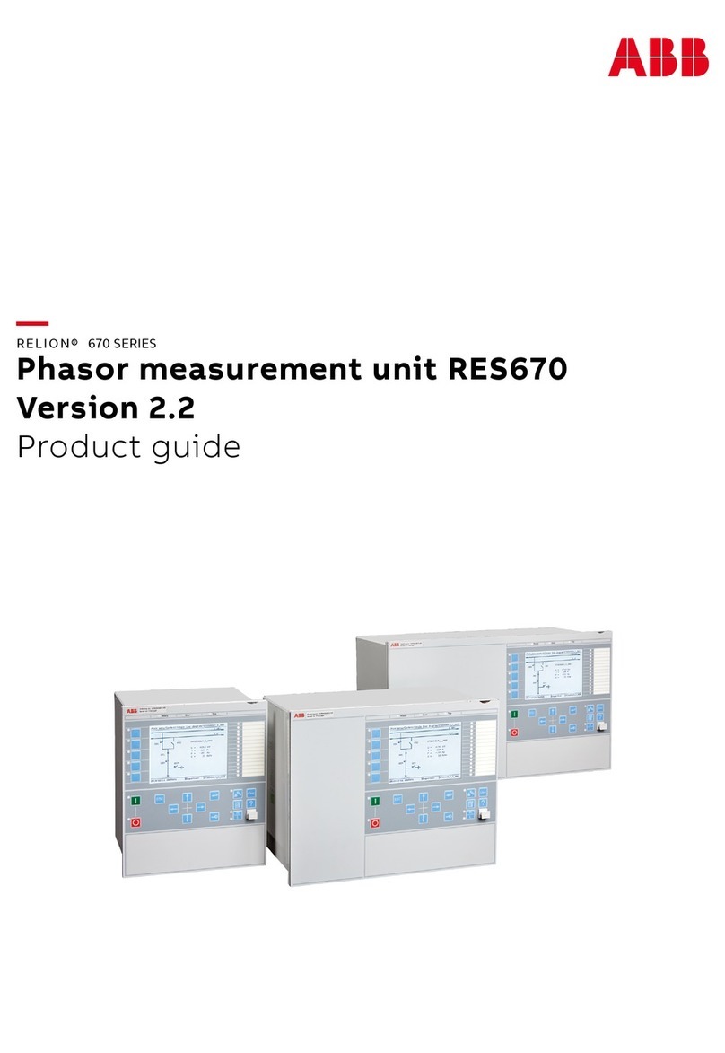 ABB Relion RES670 User manual ABB Relion RES670 User manual