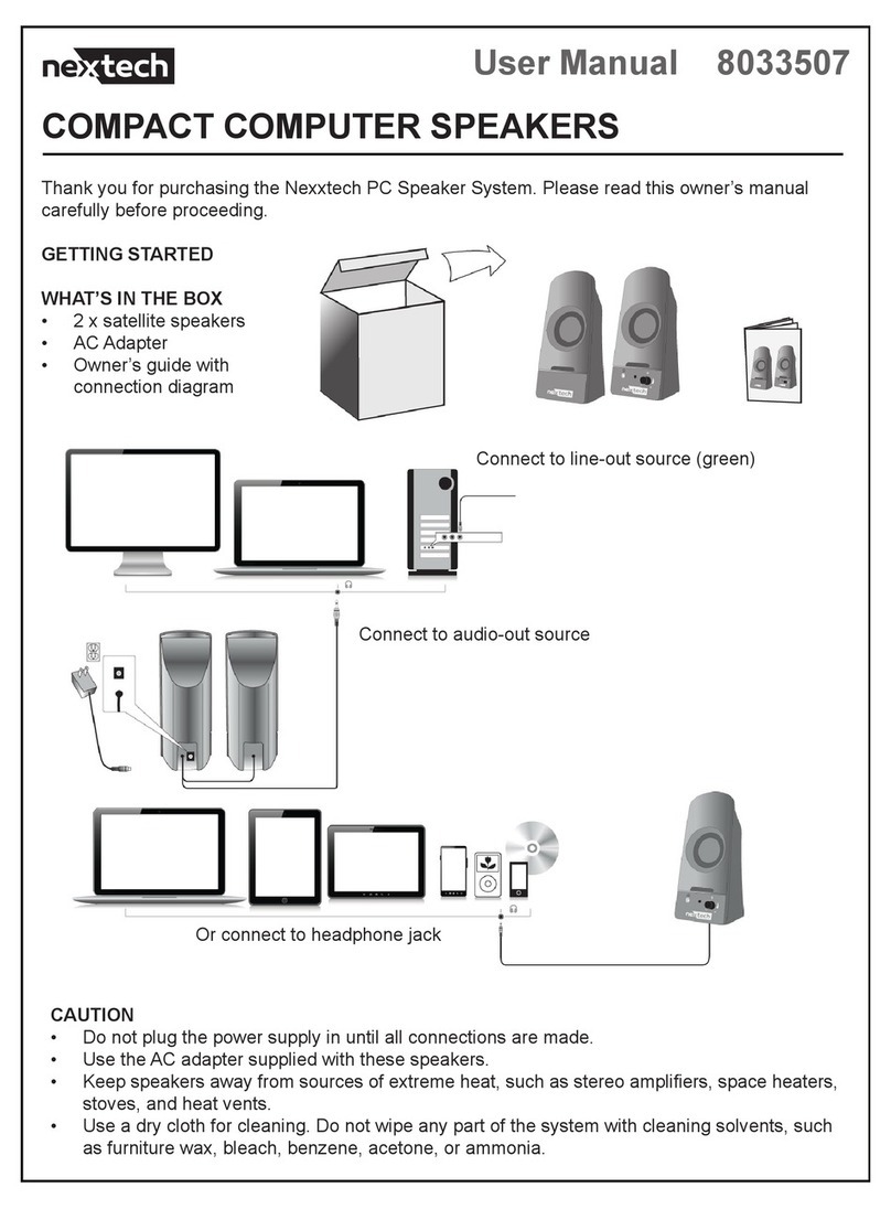 Nex-tech 8033507 user manual