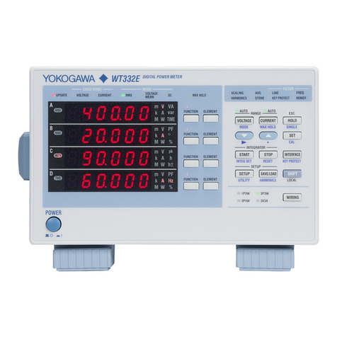 YOKOGAWA WT310E User manual