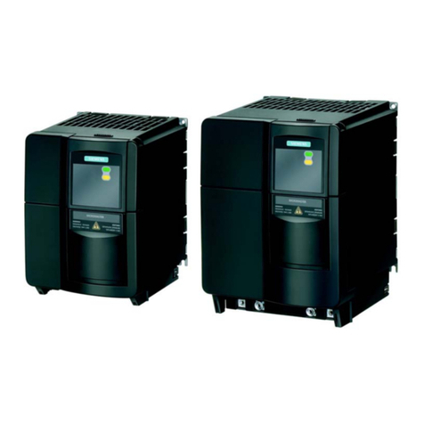 Siemens MICROMASTER 420 operating manual
