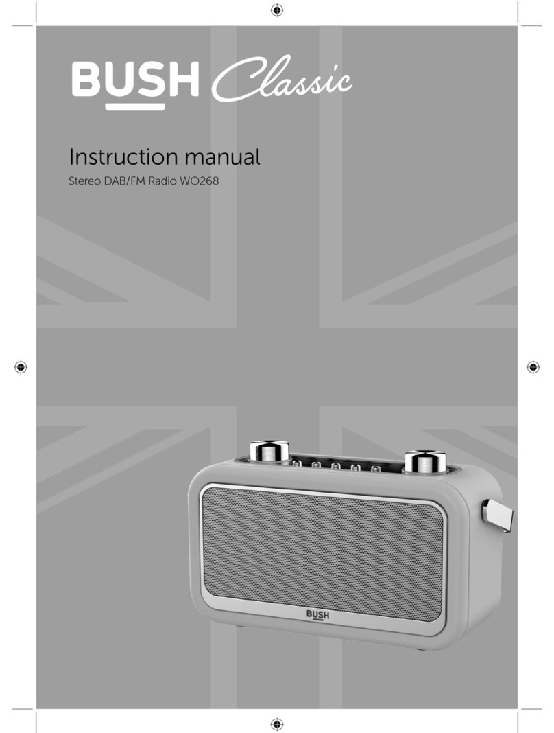 Bush Classic WO268 instruction manual