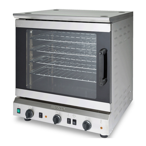 Burco BC 1/1 GN 3.0 kW Convection Oven Operator's manual