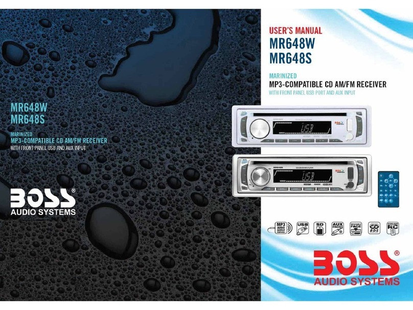Boss Audio Systems MR648W user manual