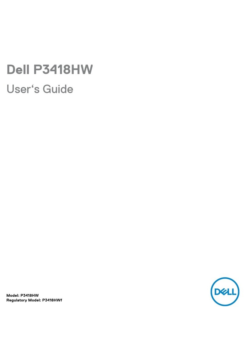 Dell P3418HW User manual