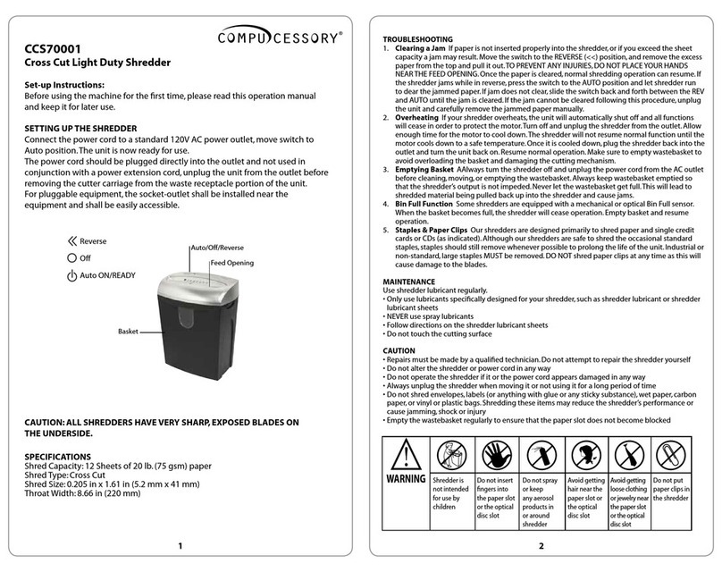 Compucessory CCS70001 Installation manual