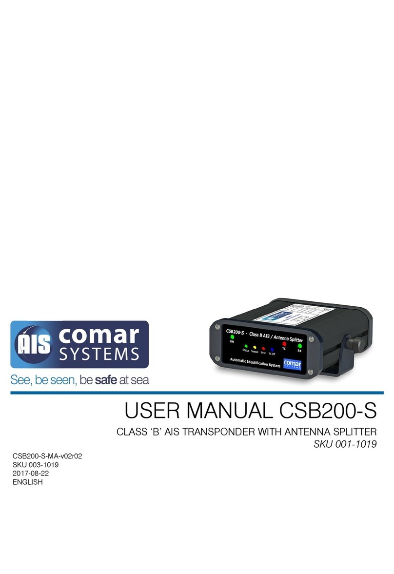 Comar Systems 001-1019 User manual