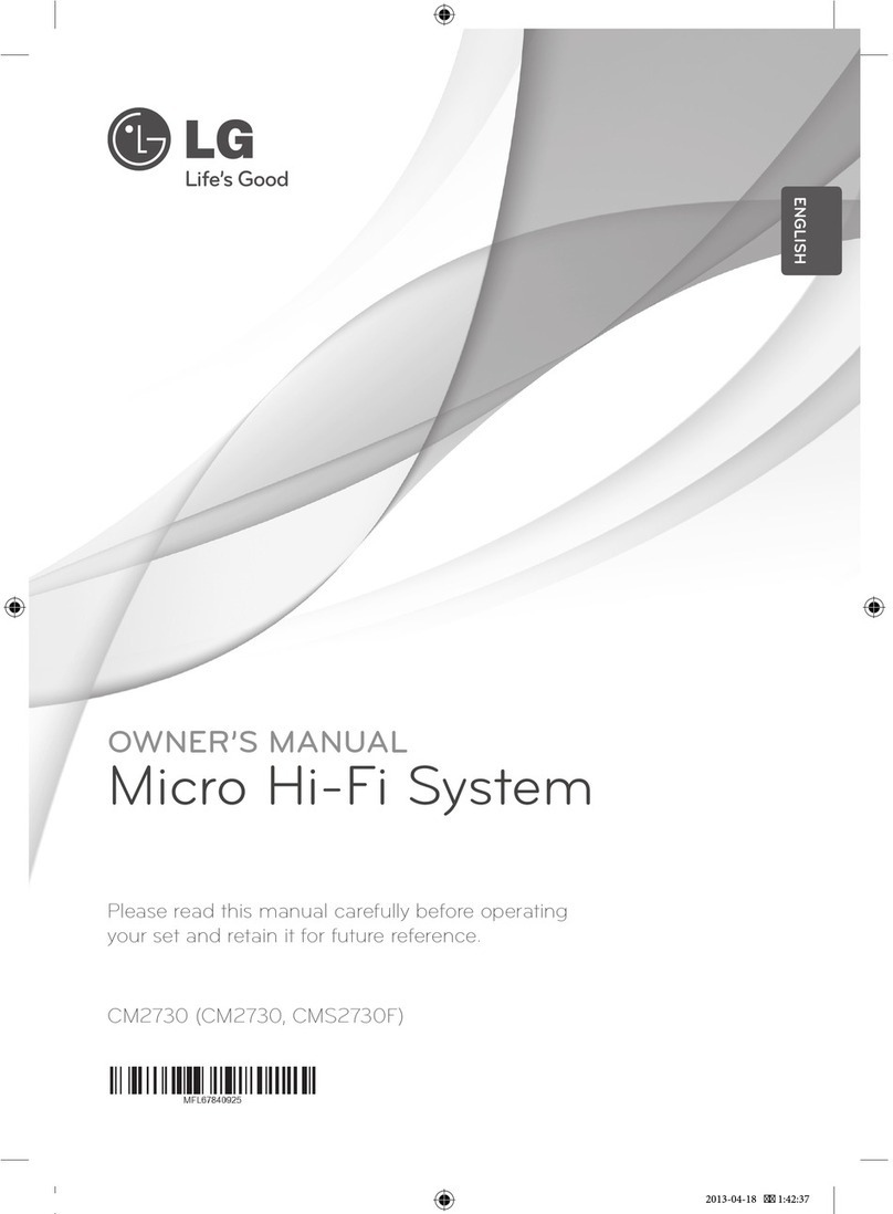 LG CM2730 User manual